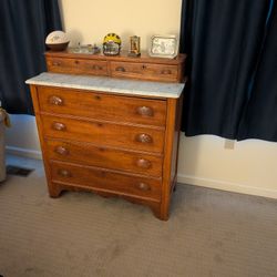Antique Dresser. Marble Top