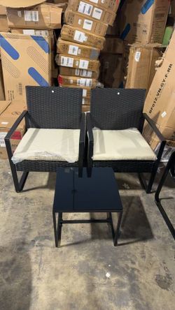 3 pieces outdoor set