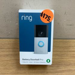 RING BATTERY DOORBELL PRO 1536p HD + VIDEO | 3D MOTION DETECTION.