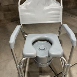 Padded Shower Chair Commode