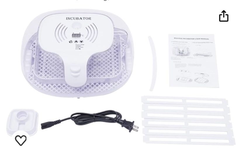 Egg Incubator White