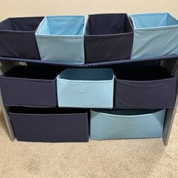 Deluxe Multi-Bin Toy Organizer with Storage Bins