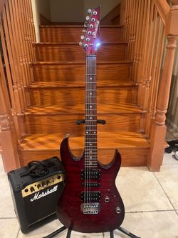 Ibanez Gio Guitar w/ Marshall Amp