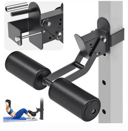 Kipika Nordic Hamstring Curl Squat Rack Attachment for Power Rack with 5/8"