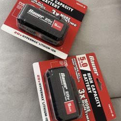 Bauer 20V 5 Amp Hour High Capacity Battery