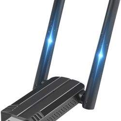 USB WiFi Adapter for PC - 1300Mbps USB 3.0 WiFi Dongle, 2.4G/5G Dual Band Wireless WiFi Adapter for Desktop PC, Supports Windows 11/10/8.1/8/7/XP, Mac