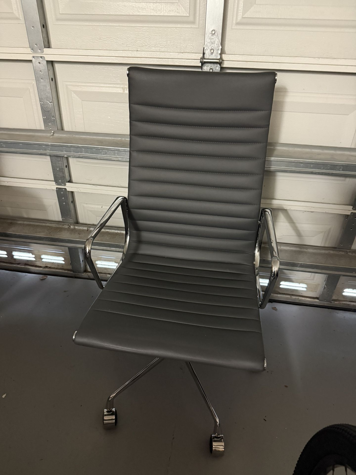 Gray Rolling Office Chair