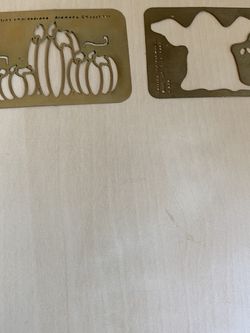 Brass Stencils Halloween Themed