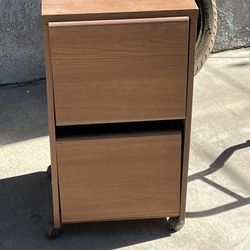 Wooden File Cabinet 