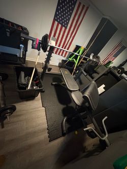 Weight bench set