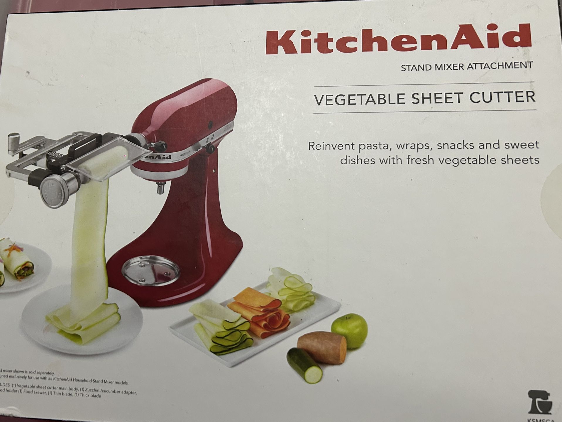 KitchenAid Stand Mixer Attachment Vegetable Sheet Cutter