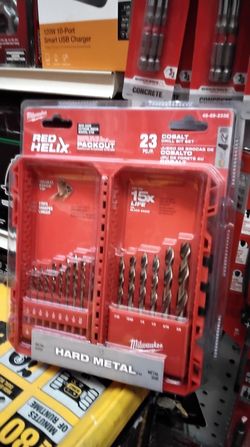 MILWAUKEE 23PC./P. COBALT DRILL BIT SET 
