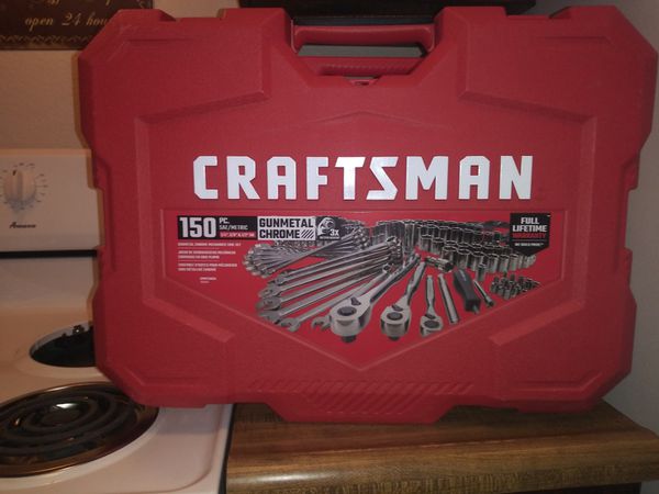 Craftsman LIMITED EDITION gunmetal Grey 150 piece mechanics tool set