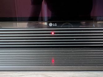 LG OLED 65" TV with sound bar