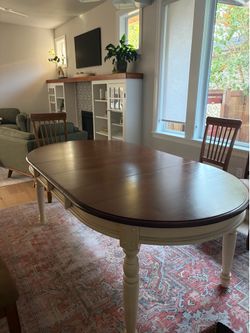 Farmhouse Dining Table (Chairs not included)