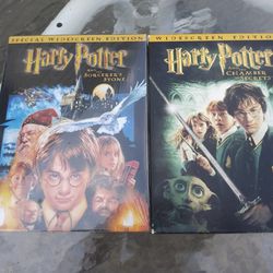 2 Harry Potter Movies One Still In Plastic.