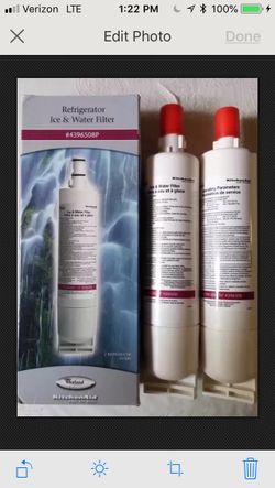 WHIRLPOOL 4396508 KITCHENAID/MAYTAG Refrigerator Ice & Water Filters Twin Pack
