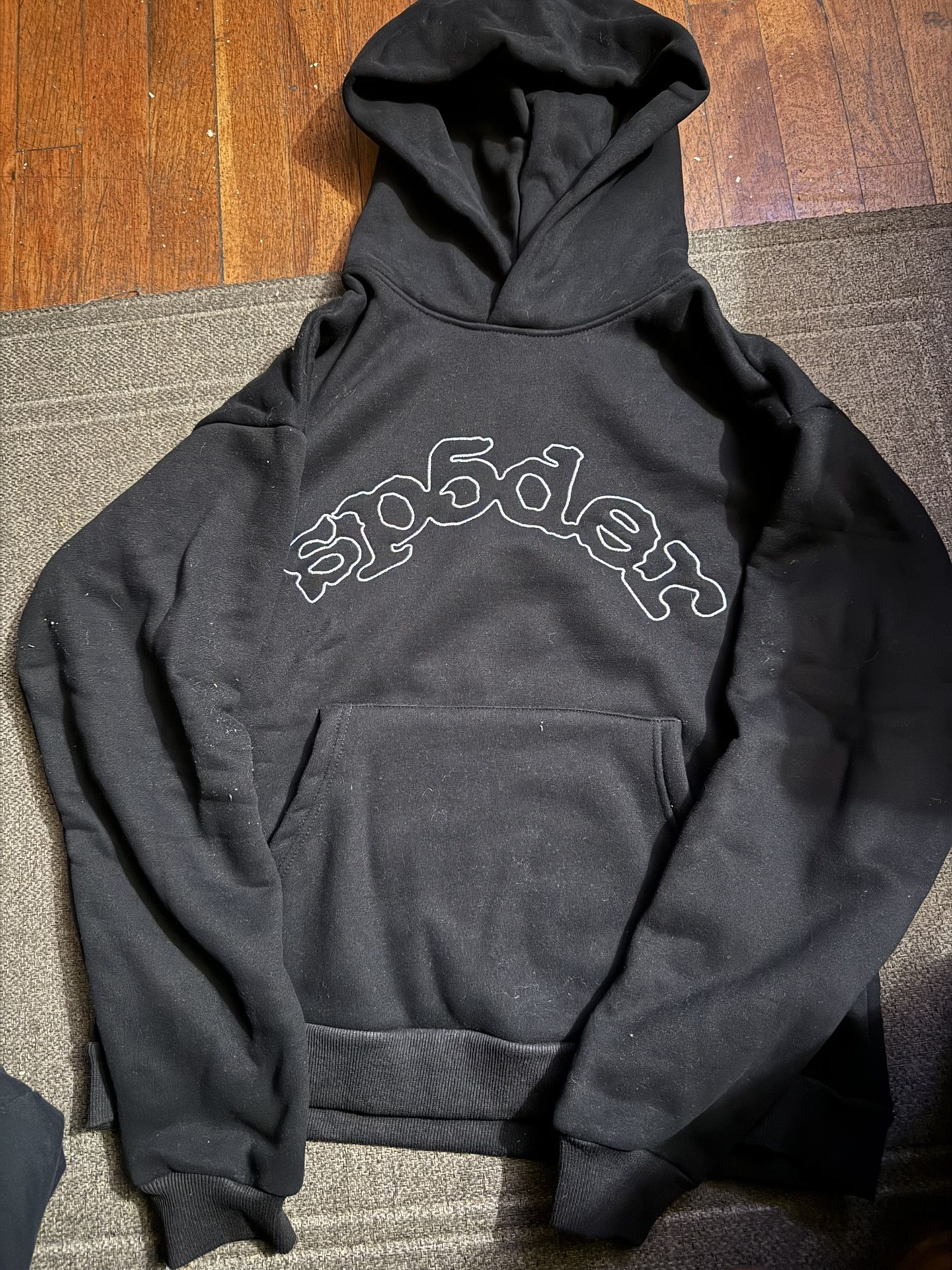 Sp5der Hoodie  All Black