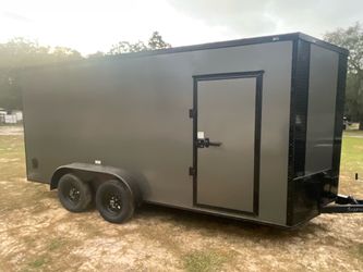 Brand new 7 x 16 Cargo trailer three-year factory Warranty