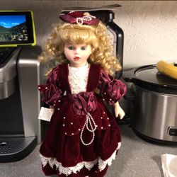Victorian collection porcelain doll