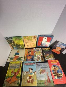 12 Kids Books Lot Disney Scholastic Superman Geronimo Stilton Vintage Mixed