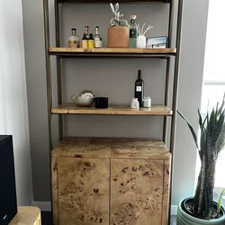 Crate and Barrel Bookshelf like new