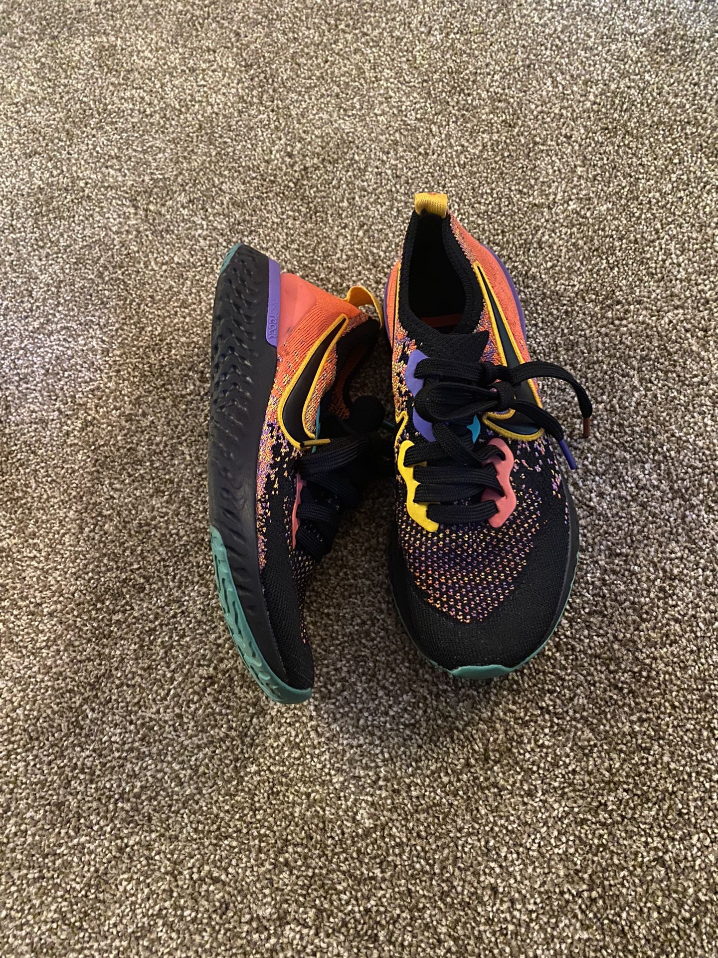 multicolor nike basketball shoes