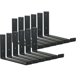 Black Shelf Bracket 10 In