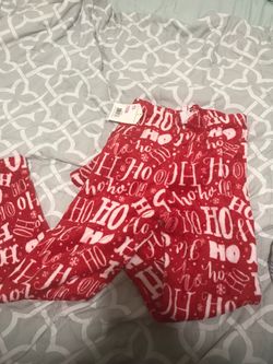 Xmas size Medium micro plush pants