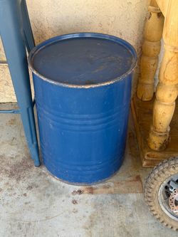 Small metal barrel