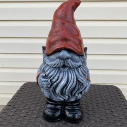 The Red Gnome Statue 