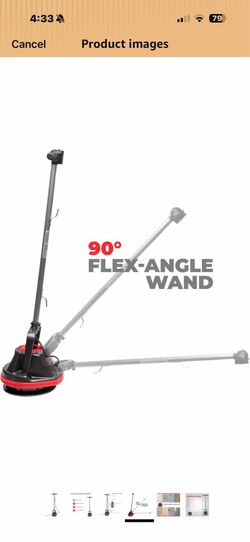 XtremepowerUS 10" Heavy Duty Commercial Pad Polisher Orbiter Hard Floor Buff Cleaner Machine, Wide Cleaning Path Floor Cleaning, 39ft Cord    25  $170