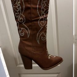 New Rhinestone Western Boots 