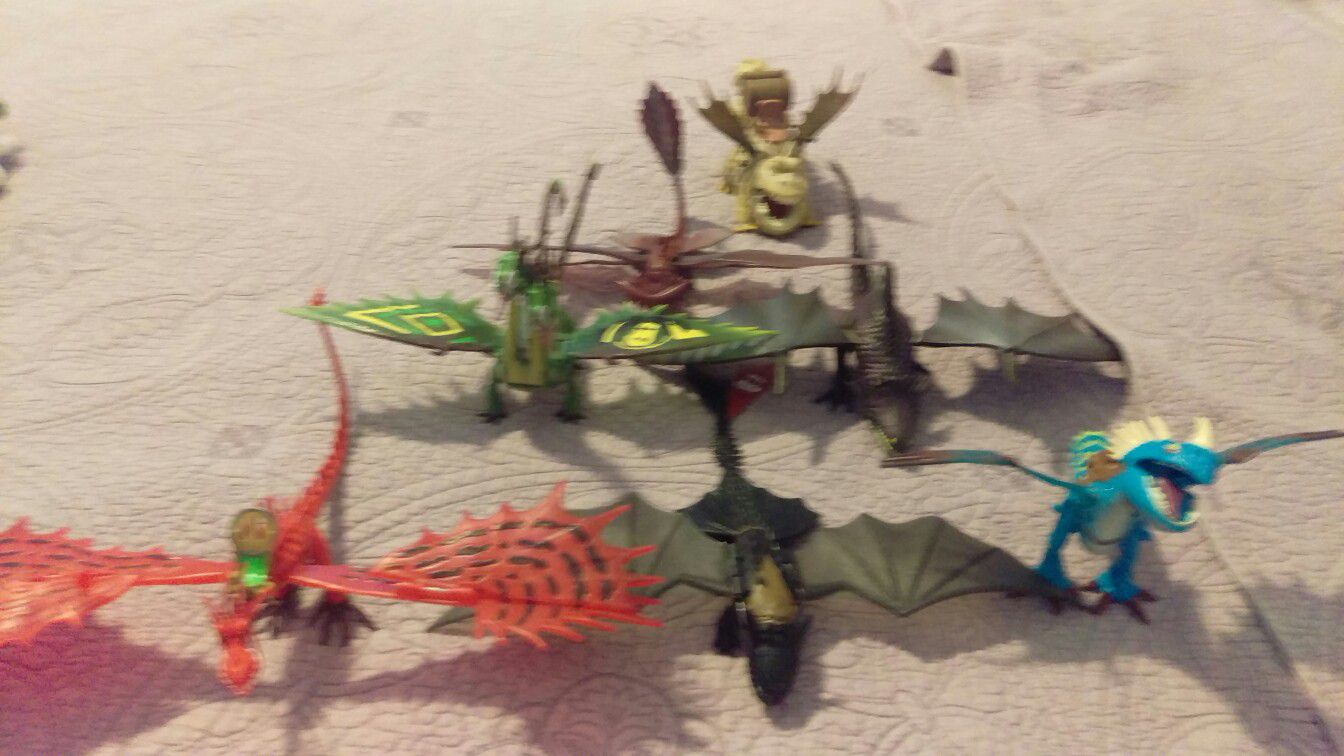 Seven dragons toys/collection
