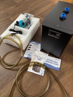 Aquarium Fish Tank Chiller 1/10 HP – New Never Use (come with Pump & Hoses Included)