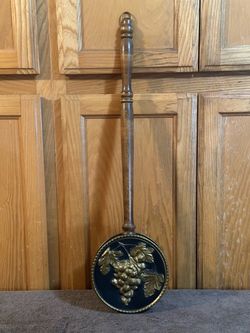 Vintage Brass Faux Bed Warmer Wall Decor – Made in England