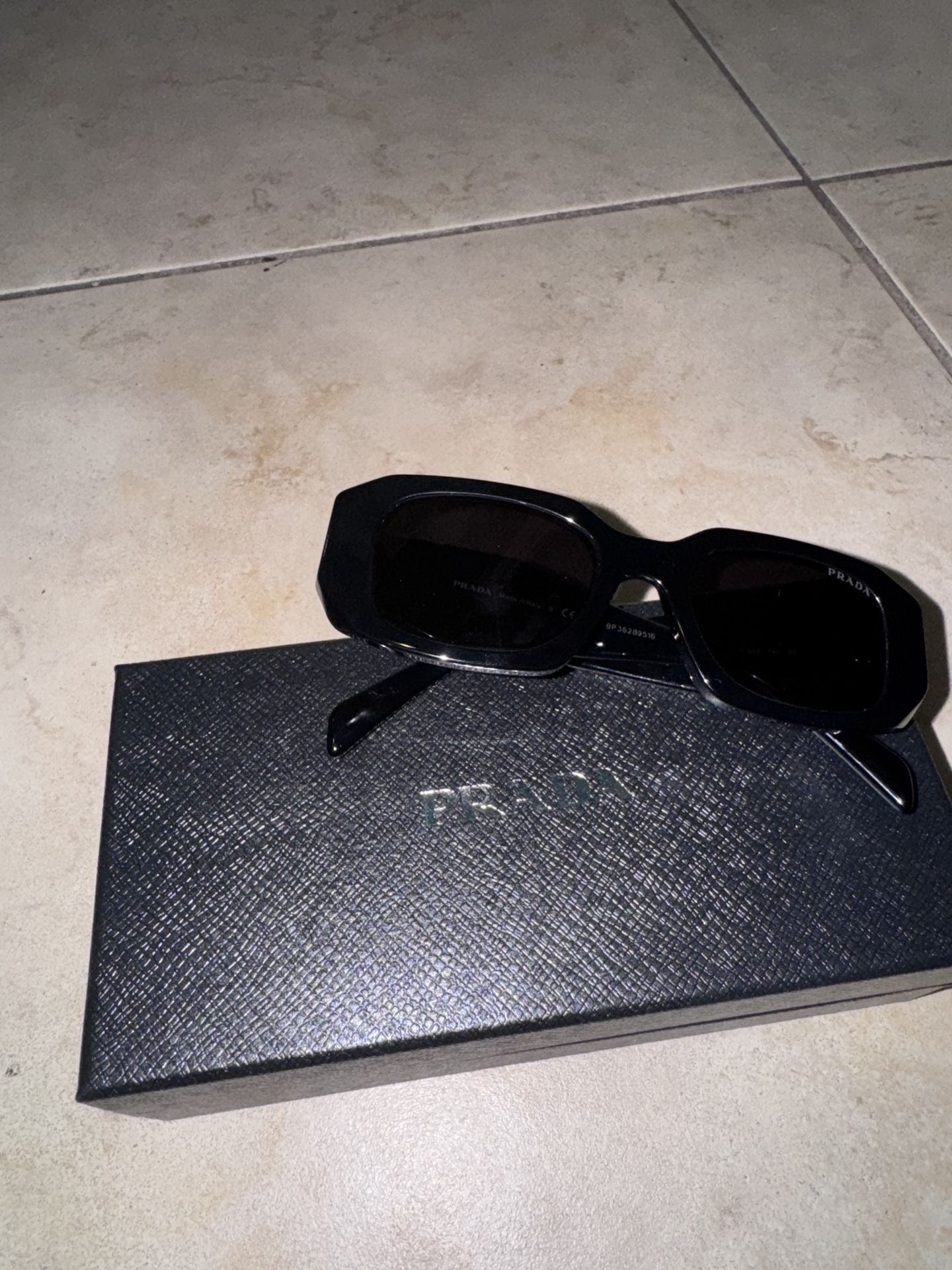 Prada Sunglasses With Triangle Logo