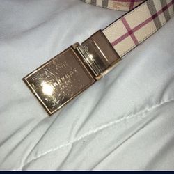Authentic Burberry Belt Men’s Size 44 Has An Extra Hole Take As Is Price Is Firm 