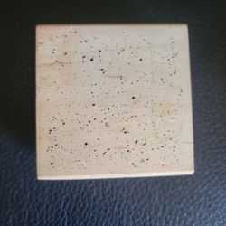 Wood Stamp paint splatters