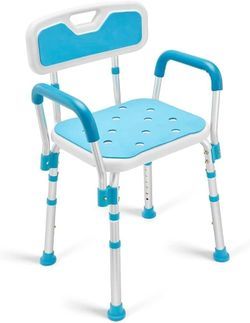 Health Line Massage Products Shower Chair with Back for Seniors