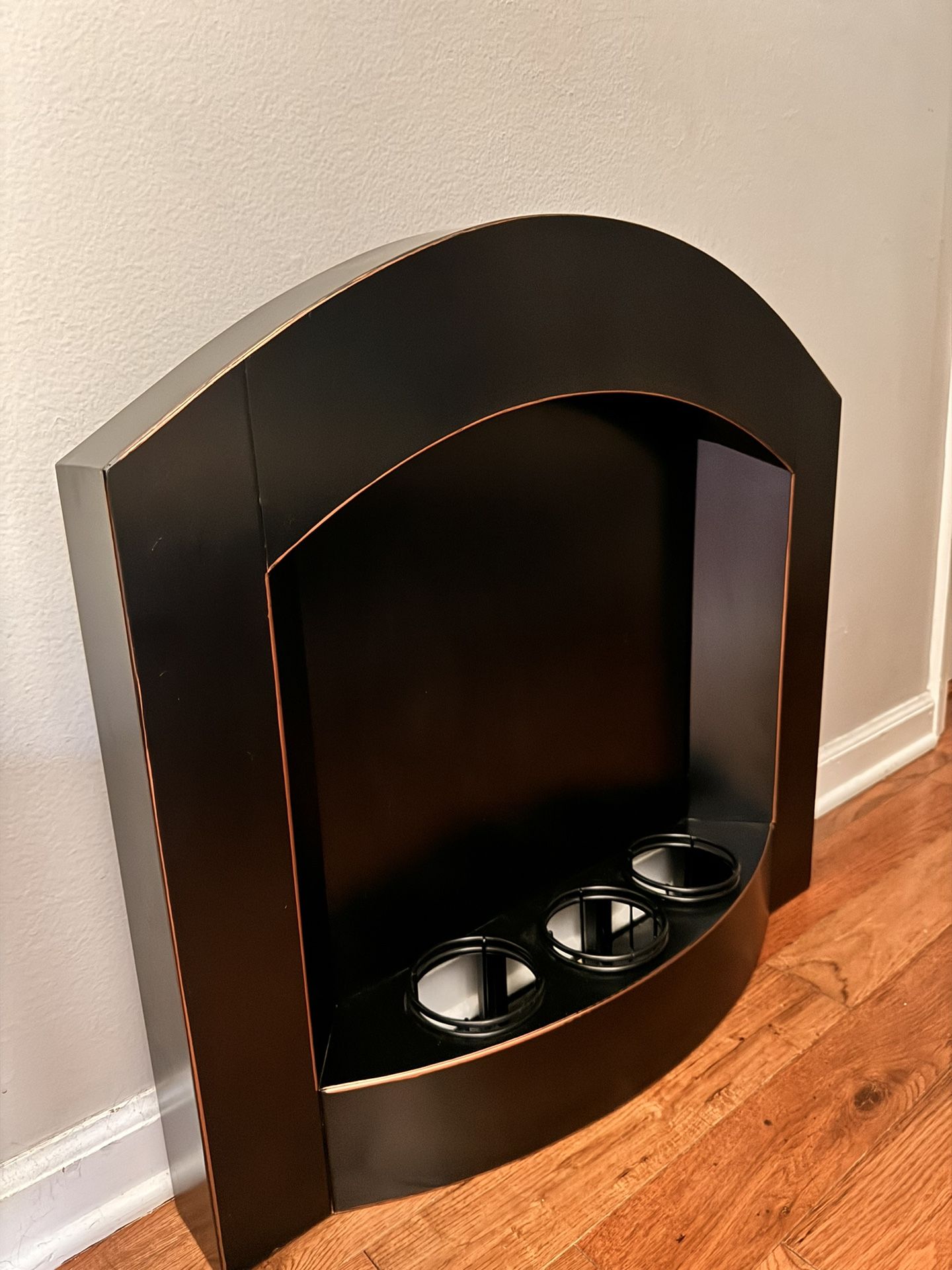 Lightweight Metal 3-Candle Mantle Piece