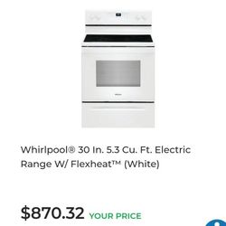 Brand New Whirlpool Stove-still In Box