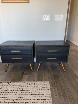 Solid wood night stands