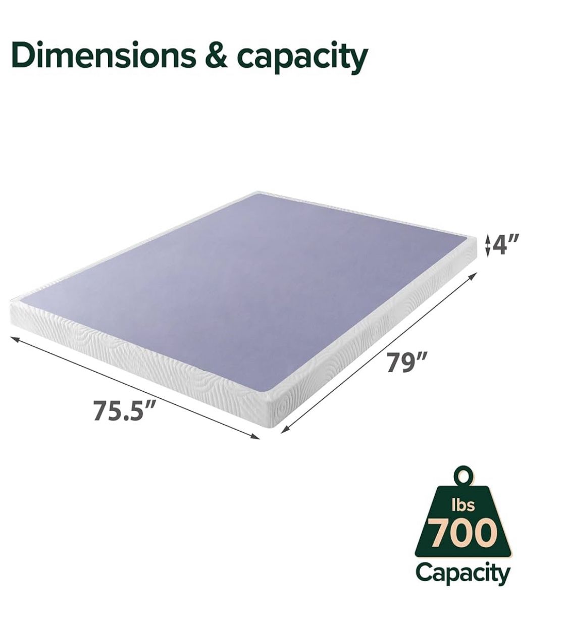 King Floor Bed Frame