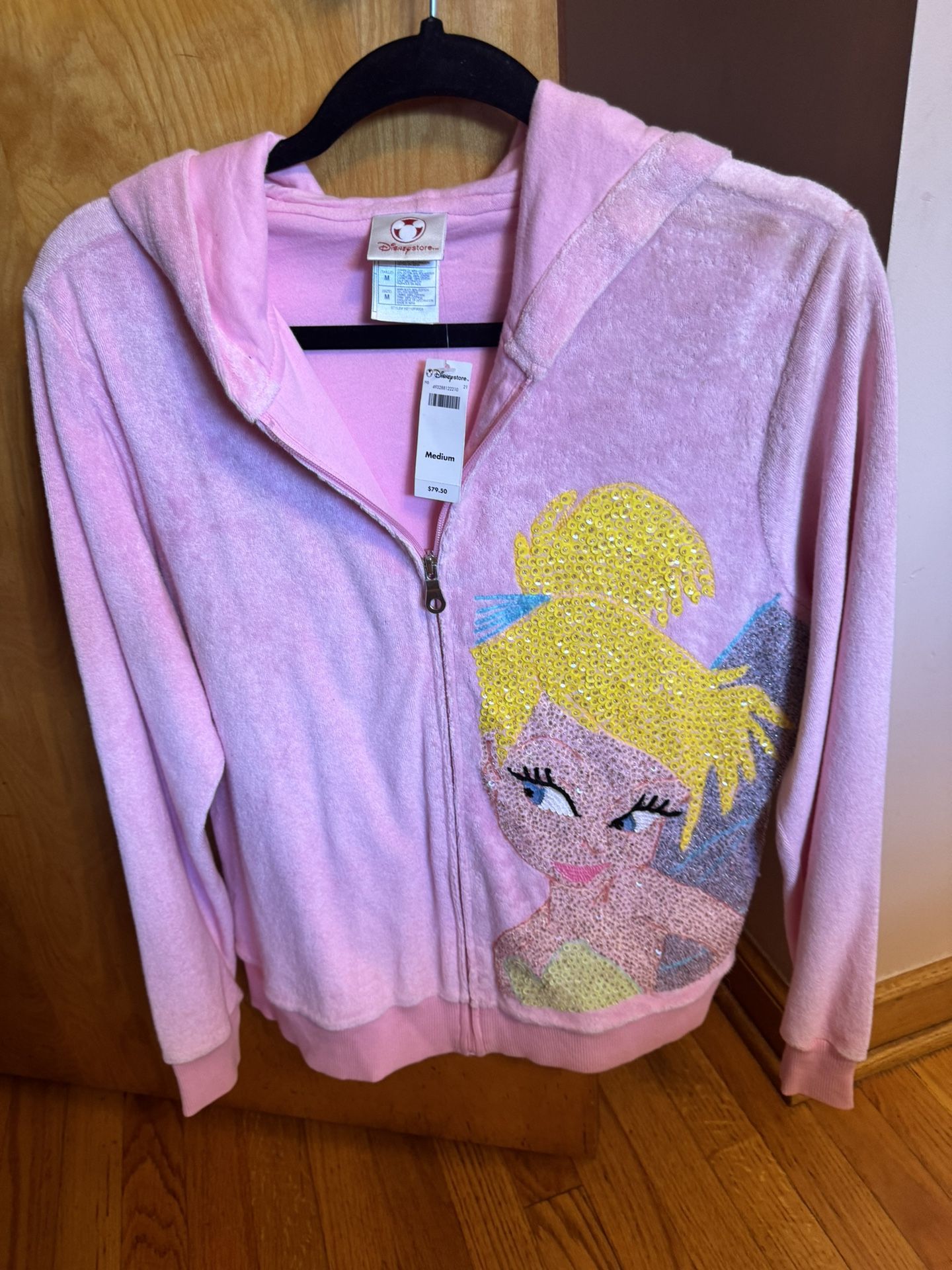 Disney women’s Tinkerbell Sequin Hoodie