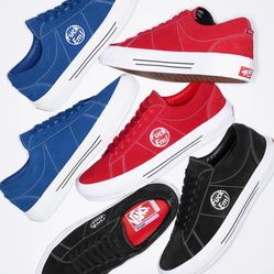 Supreme Vans Sid Box Logo Brand New 10 In Box