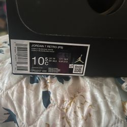 Jordan seven retro PS brand new never touch concrete