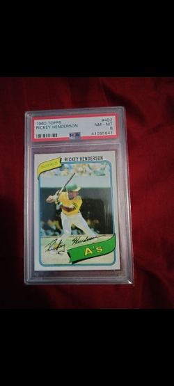 Baseball Card Rookie Ricky Henderson