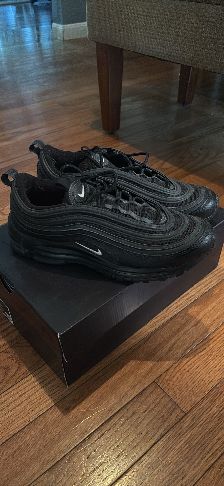 Nike Air Max 97 - Black/Black - Size 8 US
