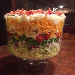 Glass Cups For Food And Veggies Decorate Tables